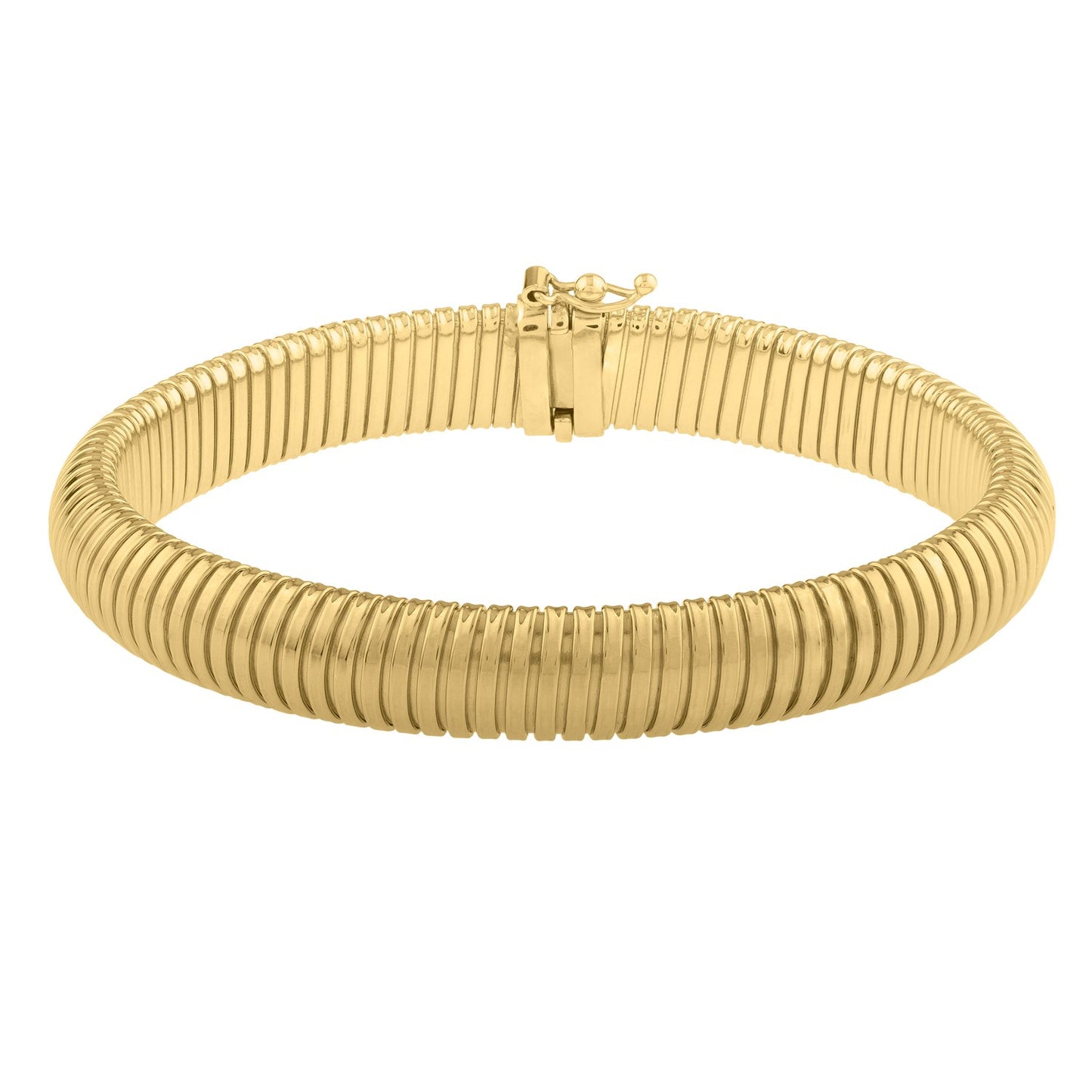 Tubogas Bracelet in 14K Yellow Gold (9.00 mm)