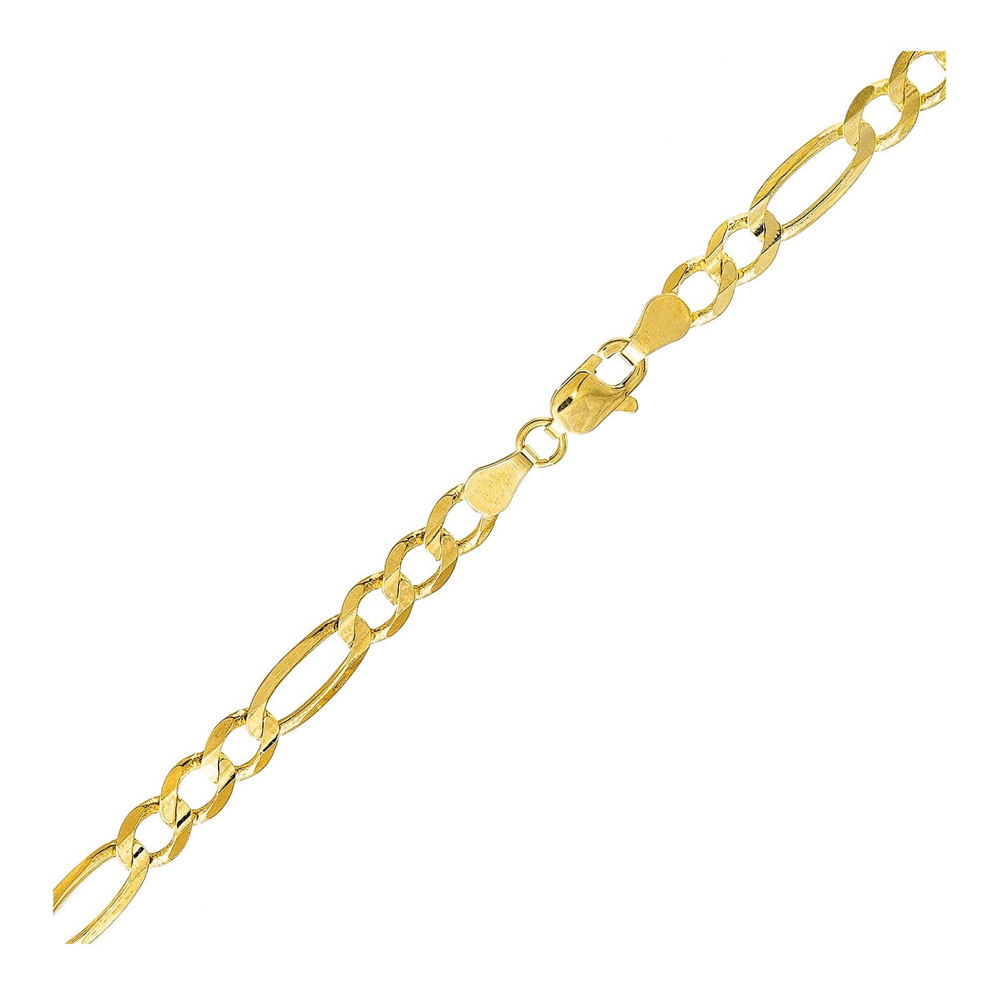 10k Yellow Gold Lite Figaro Bracelet (5.60 mm)